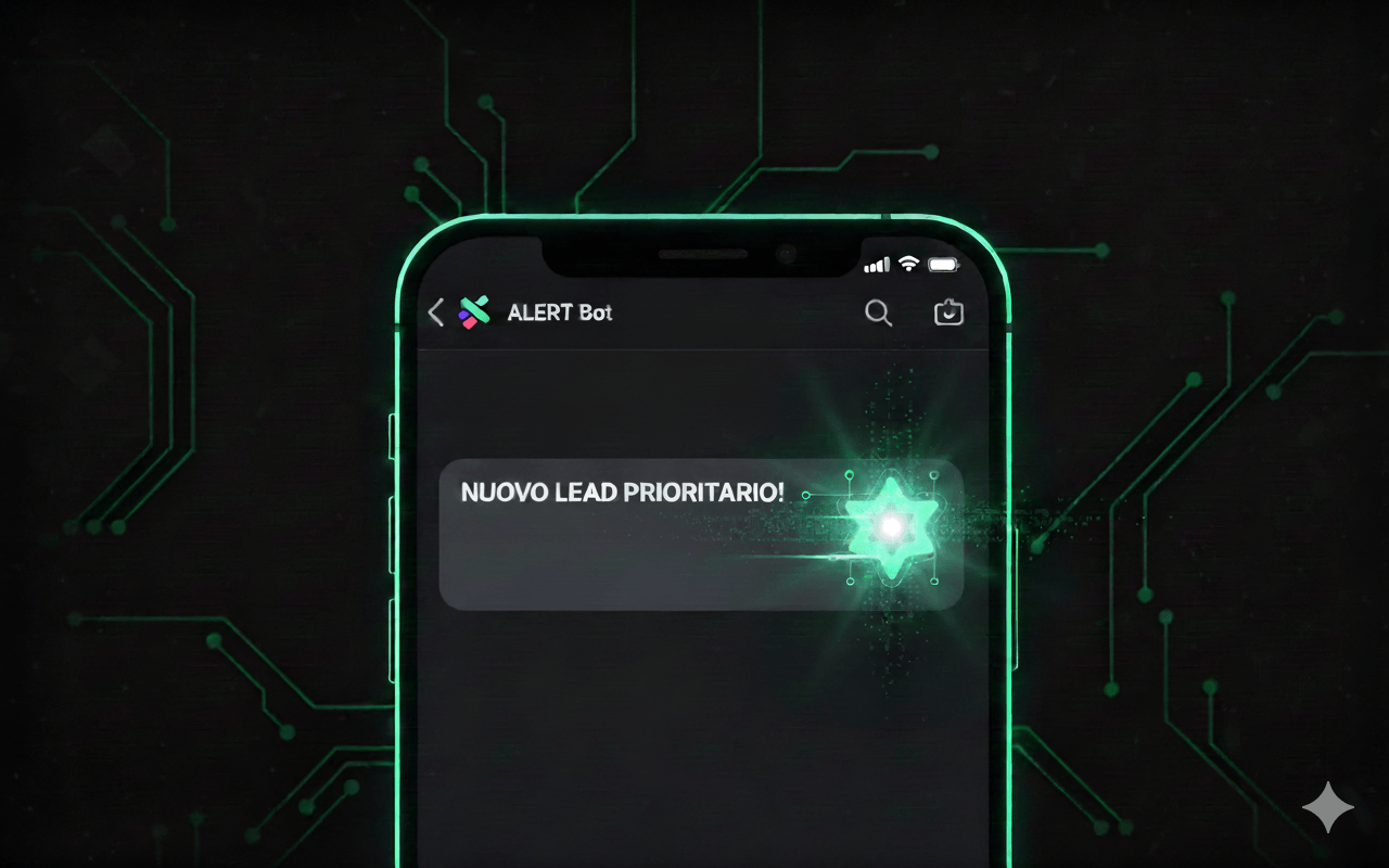 Notifica per nuovo lead prioritario via SMS o Slack
